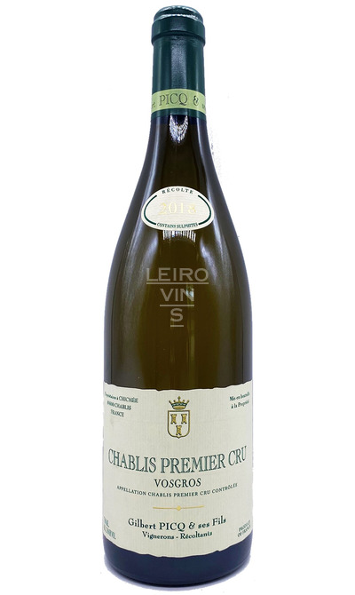 Gilbert Picq Chablis 1Cru Vogros Gilbert Picq Chablis 1Cru Vogros