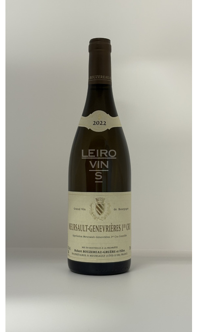Meursault 1er Cru Genevrières - Domaine Hubert Bouzereau-Gruère Meursault 1er Cru Genevrières - Domaine Hubert Bouzereau-Gruère