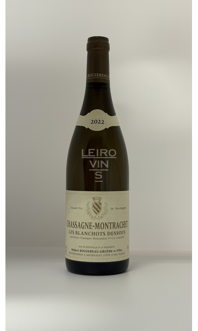Chassagne-Montrachet Les Blanchots Dessous - Domaine Hubert Bouzereau-Gruère Chassagne-Montrachet Les Blanchots Dessous - Domaine Hubert Bouzereau-Gruère