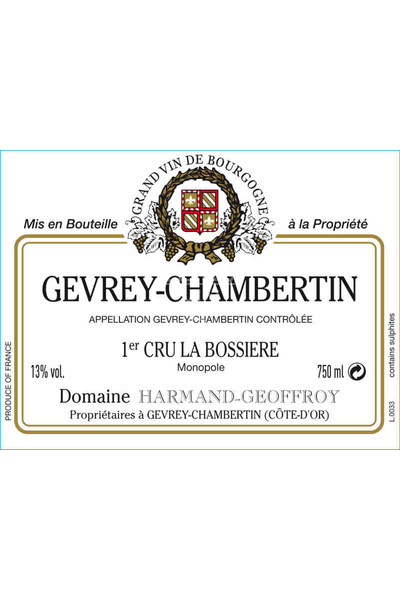 Domaine Harmand-Geoffroy "Gevrey-Chambertin 1er Cru La Bossiere Monopole" FRBO0174.jpg
